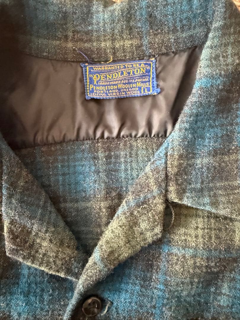 60s Pendleton ペンドルトン ボードシャツ　ウールシャツ