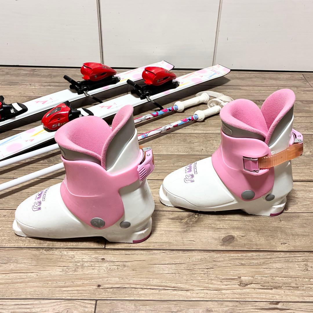 【板110cm/靴21cm】KAZAMA SPAXJ スキーセット