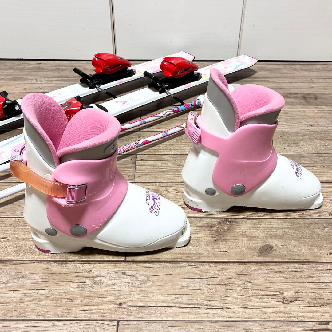 【板110cm/靴21cm】KAZAMA SPAXJ スキーセット