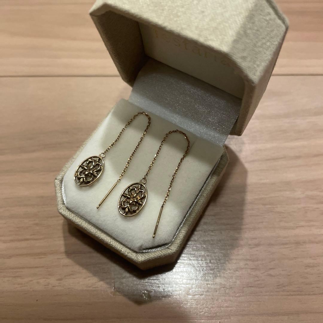 kahuna カフナ K14PG ピンクゴールド　ロングピアス