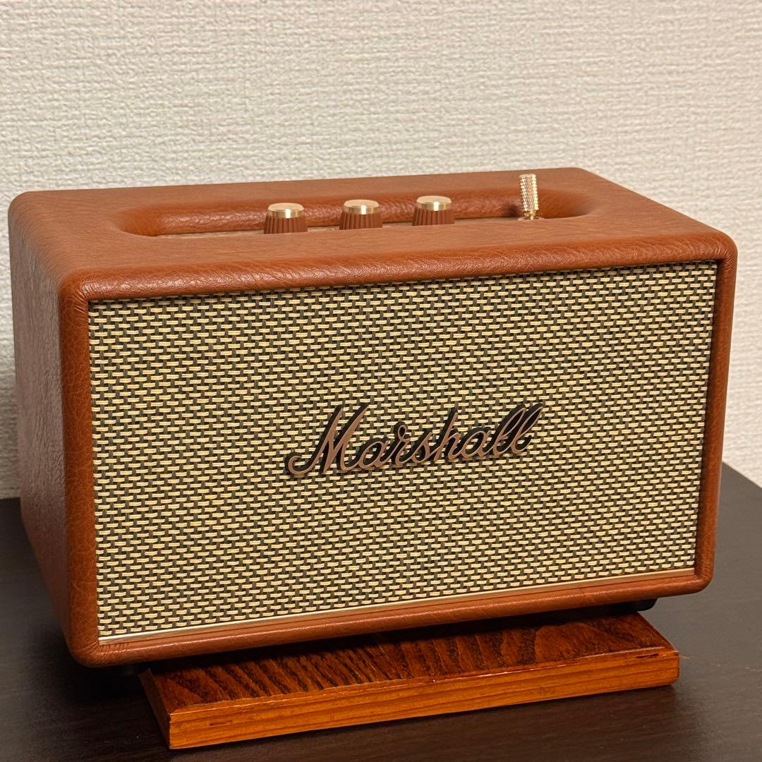 Marshall Acton III ワイヤレススピーカー ブラウン