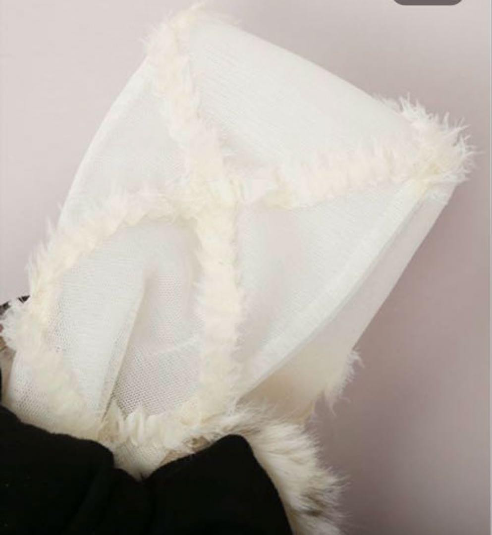 Ca4la ハート型のイヤマフ付きヘアバンド