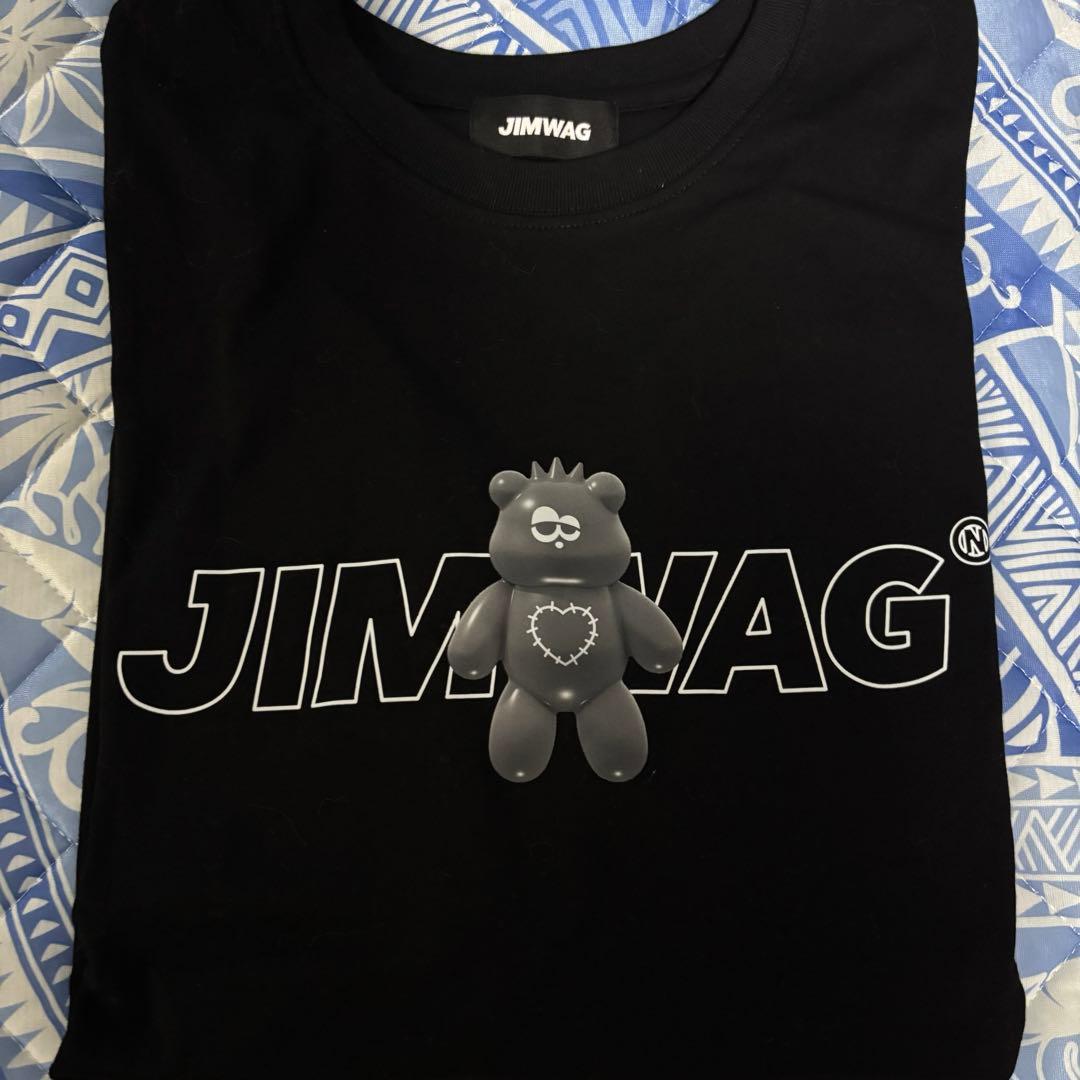 【るな】JIMWAG 2周年Tシャツ(ブラック)&ヘアクリップ