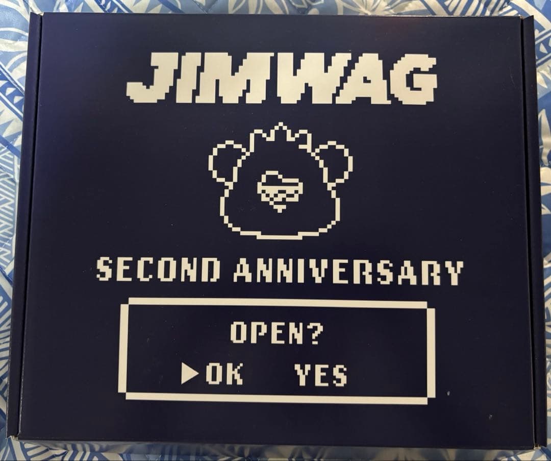 【るな】JIMWAG 2周年Tシャツ(ブラック)&ヘアクリップ