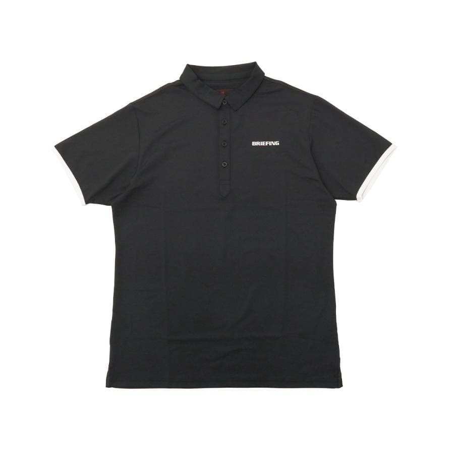 ⓁBRIEFING GOLF ブリーフィングゴルフパンチングメッシュシャツ黒