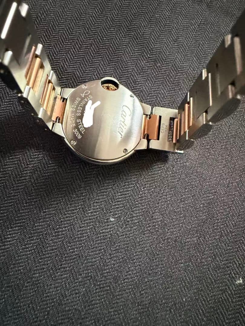 カルティエ CARTIER WE902030 バロンブルーSM