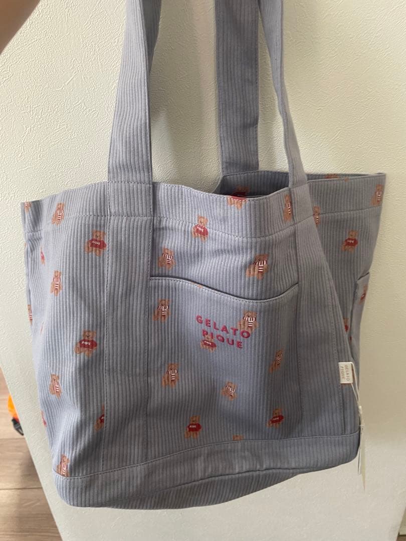 ジェラートピケ ジェラピケ HOLIDAY 販路限定 ベア柄 ママバッグ