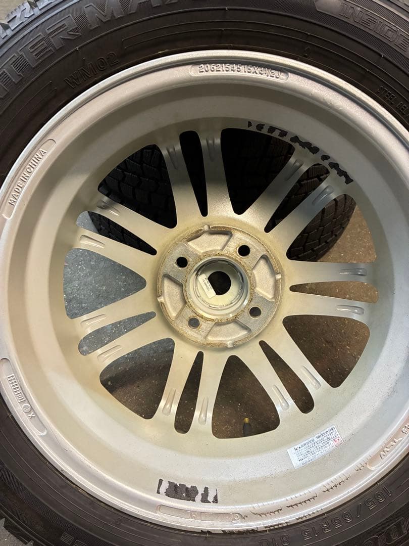 タフト、ソリオに❗️165/65R15スタッドレスセット❗️