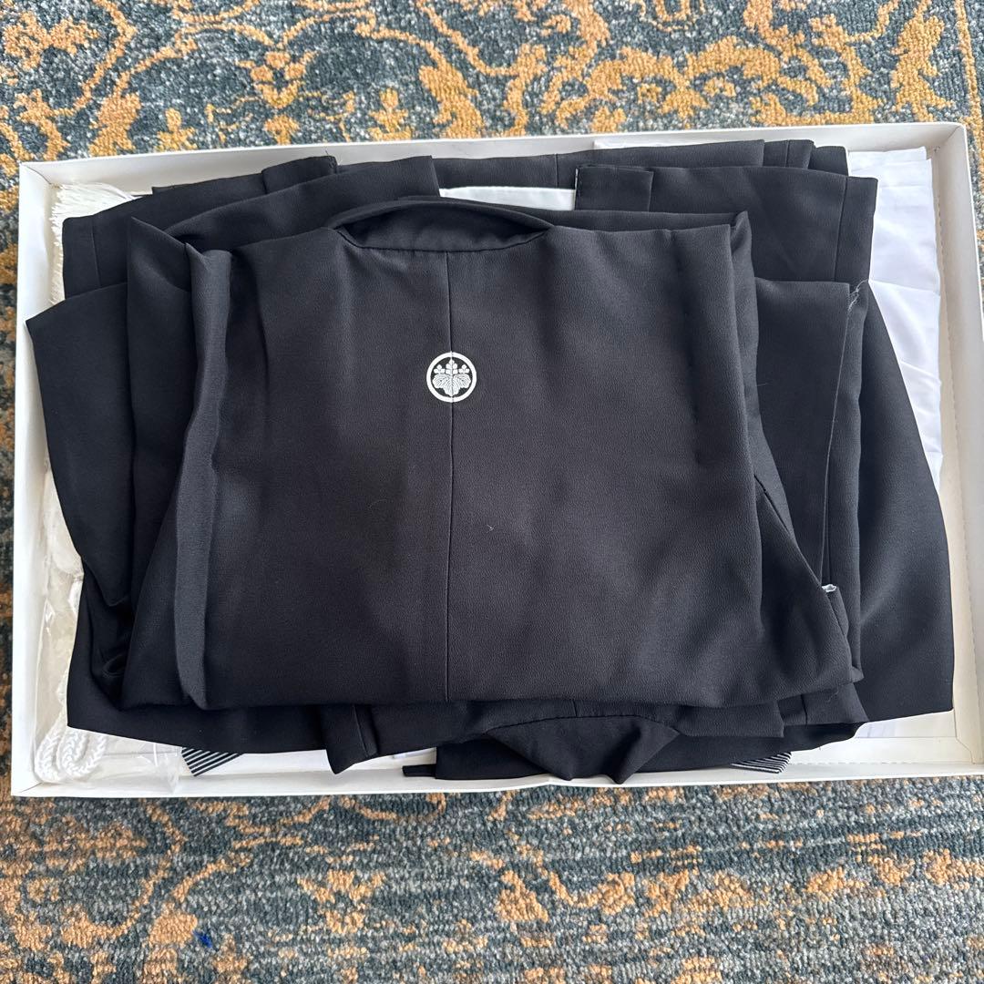 【美品】Catherine Cottage 黒紋付袴セット115cm 七五三に♪