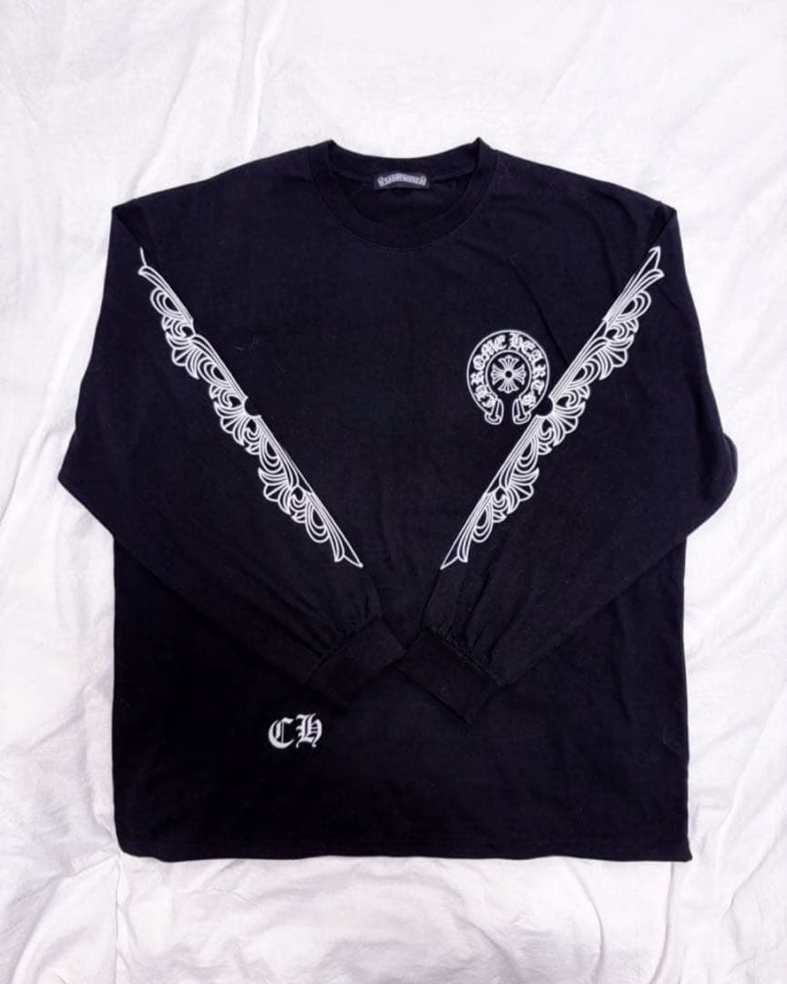 ロムハーツ　ロンT BLACK XL