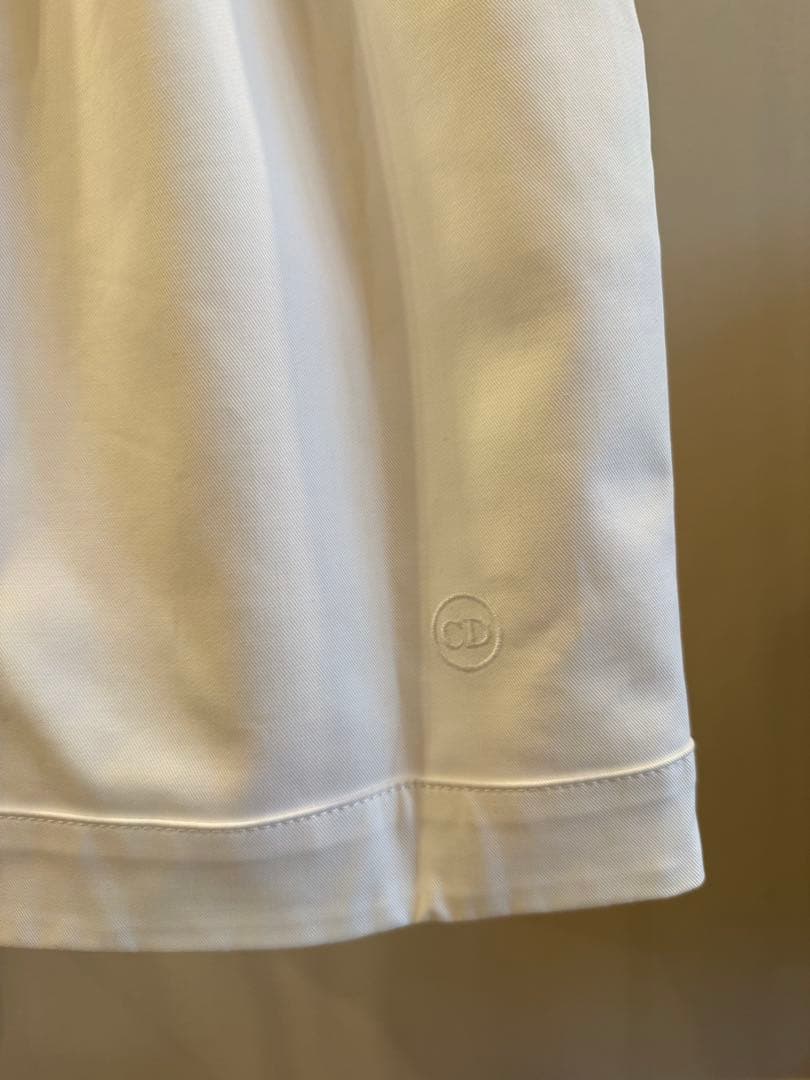 Christian Dior 刺繍入りホワイトワンピース