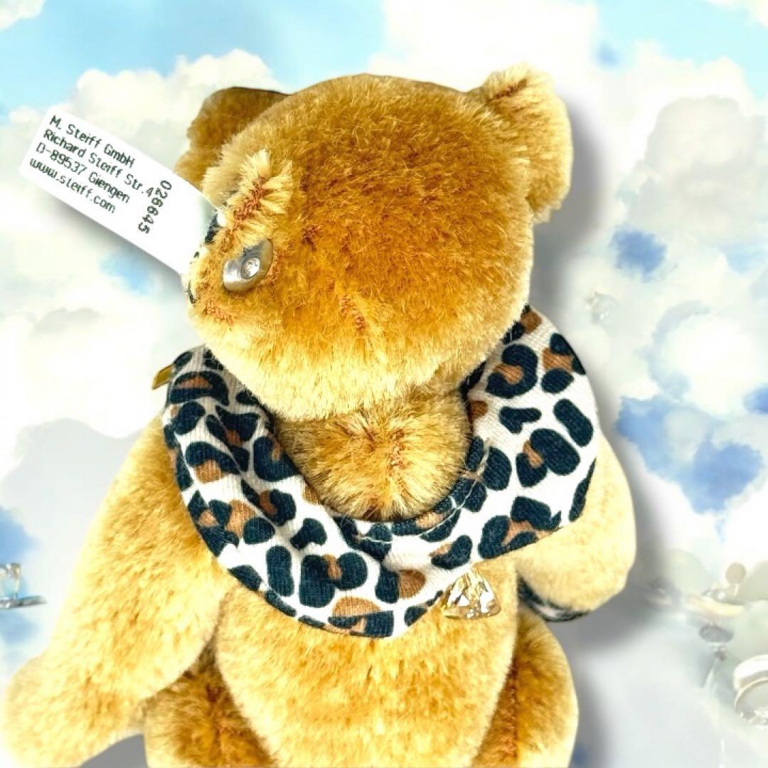 シュタイフ Steiff テディベア レオ 限定 スワロフスキー 美品 レア