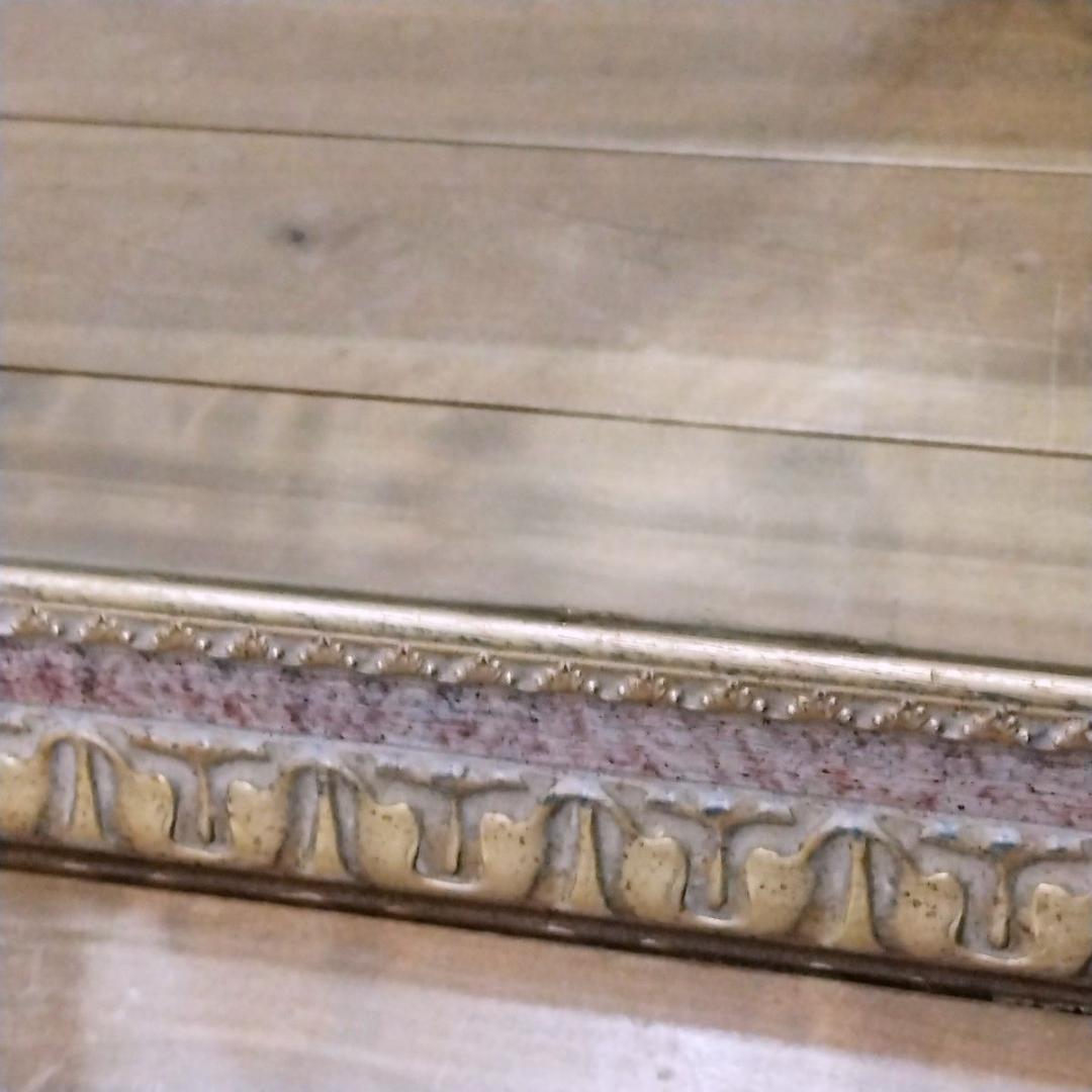 アンティーク調 全身鏡 ウォールミラー ロココ調 姿見 全身鏡 壁掛けOK