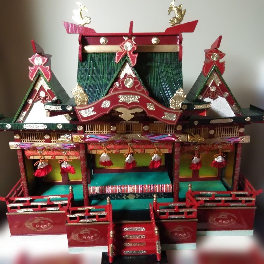 雛飾り　雛御殿　雛人形飾り