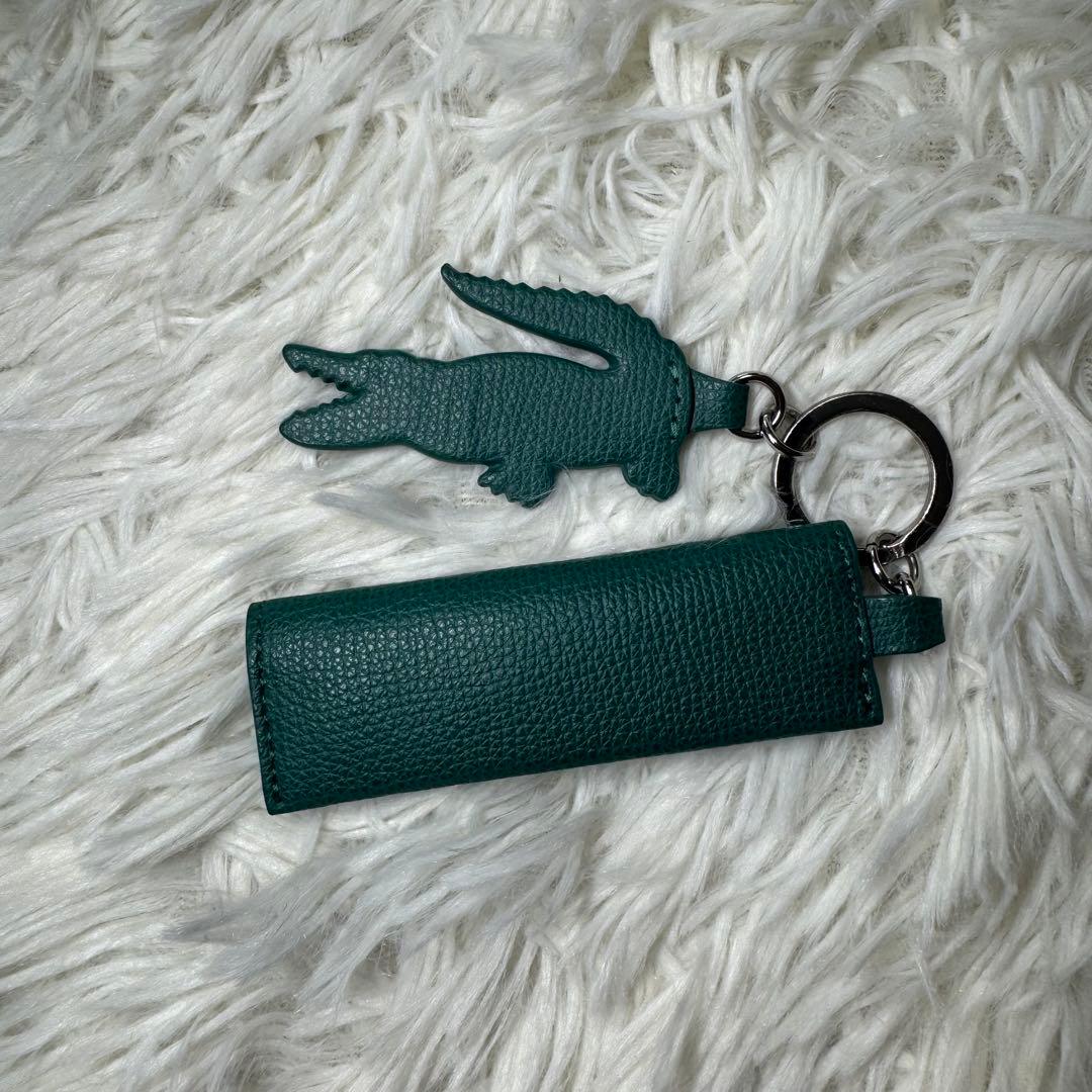 ☆【極美品】LACOSTE WITH A CROCO2 キーホルダーケース