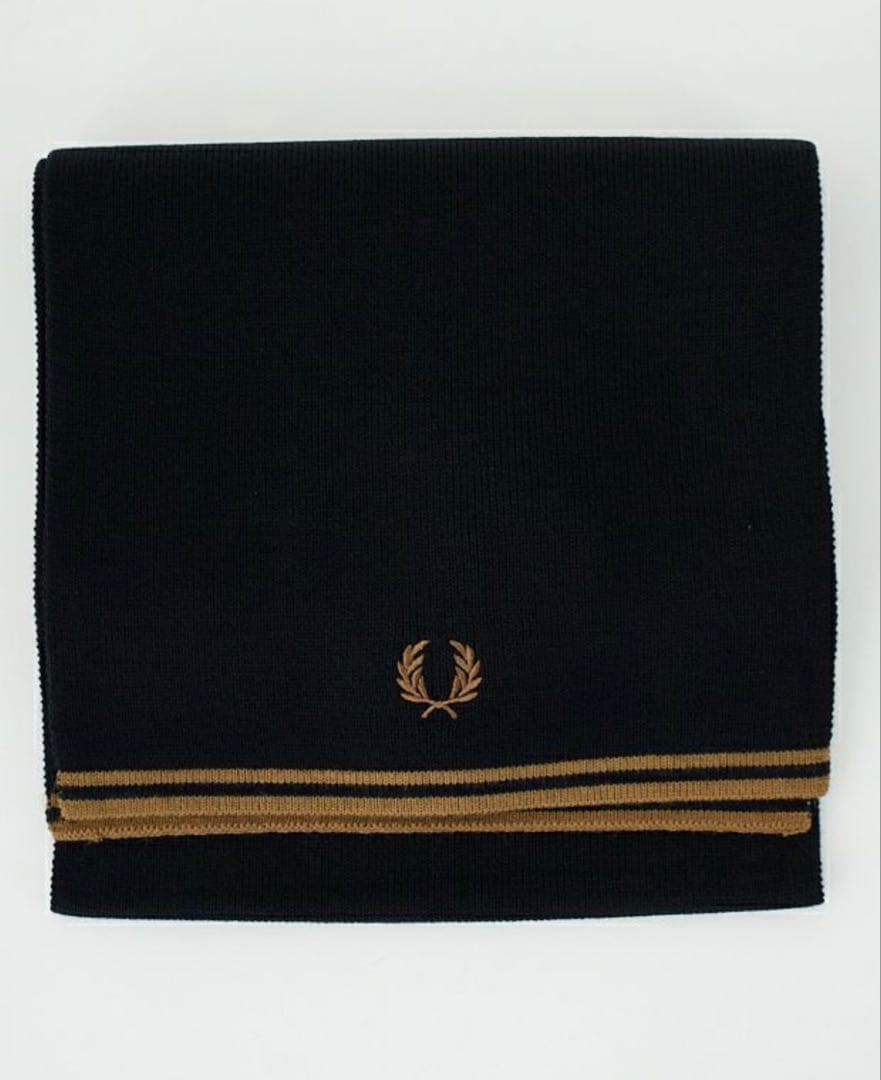 FRED PERRY フレッドペリー ツインティップ メリノウールスカーフ