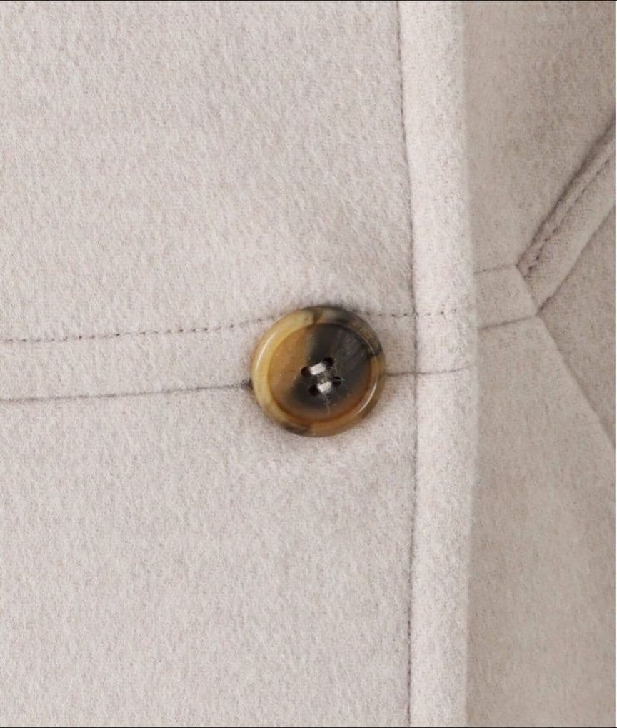 新品・タグ付き✨️B.C STOCK　Wビーバーコクーンスタンドカラー　M