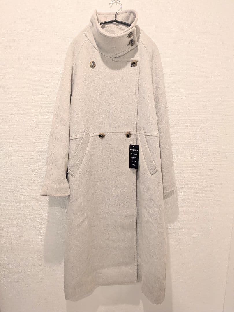 新品・タグ付き✨️B.C STOCK　Wビーバーコクーンスタンドカラー　M