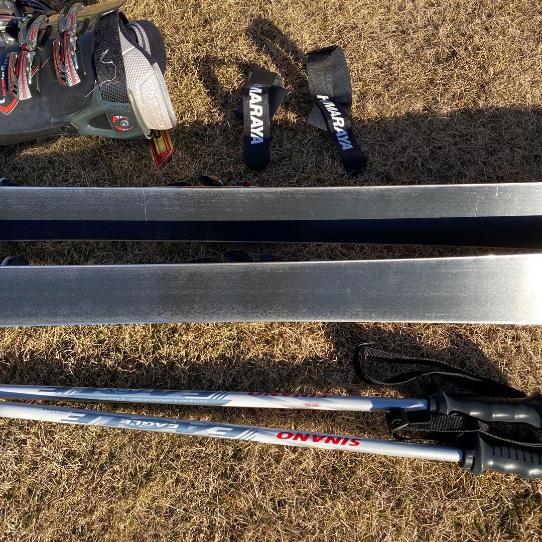 スキー板・ストック・ブーツセット