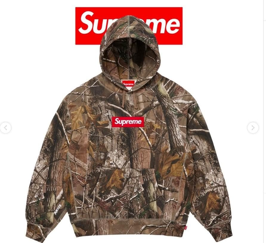 トップス supreme Box Logo Hooded Sweatshirt camo