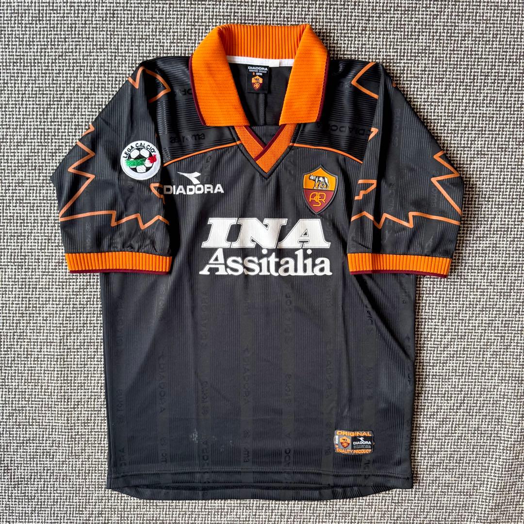 【カルチョパッチ付き】中田英寿 ＃８ ASローマ ９９／００（3rd）