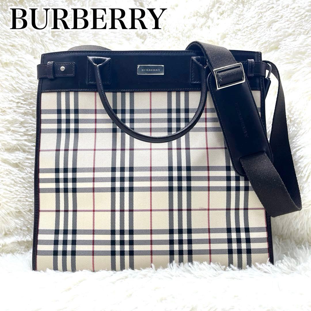 極美品 BURBERRY ノバチェック 2wayトートバッグ　ショルダー