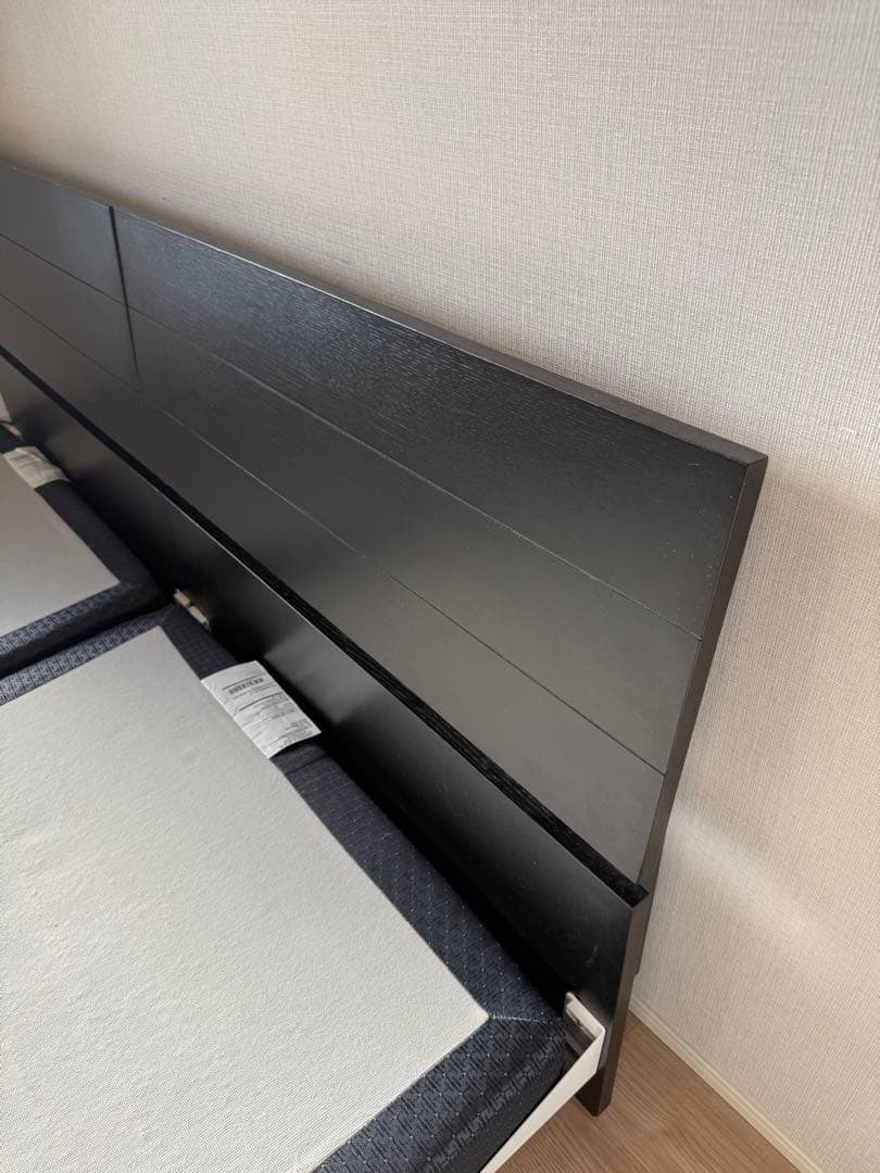 ★引き取り専用★REGALIA シングル　ベッドフレーム セット　黒 大塚家具