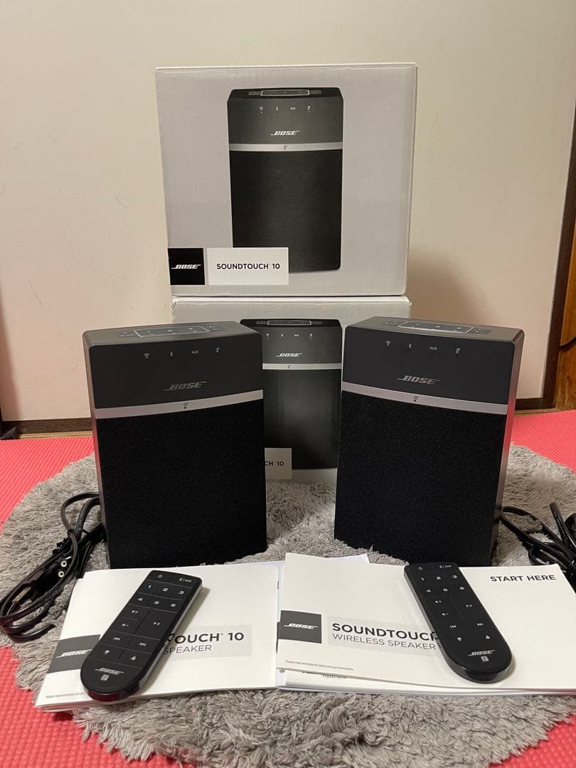 Bose SoundTouch 10 ワイヤレススピーカー2個セット【美品】