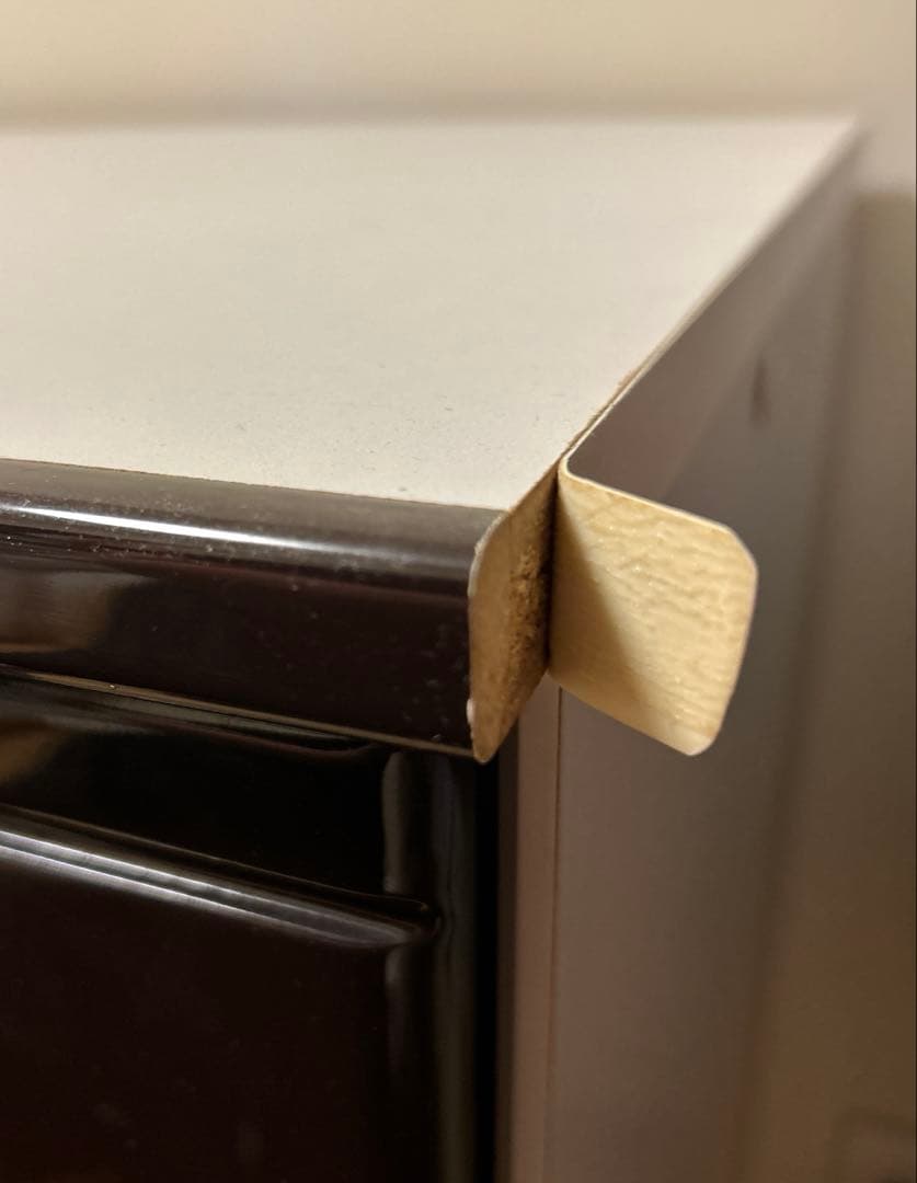 4段チェスト　ダークブラウン　洋服収納　ローチェスト