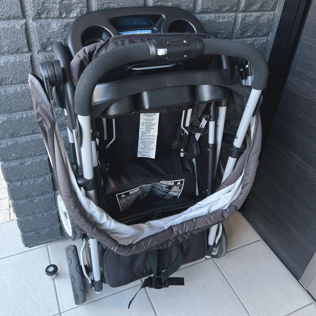 グレコ　ルームフォーツー　二人乗りベビーカー　折りたたみ可能✨