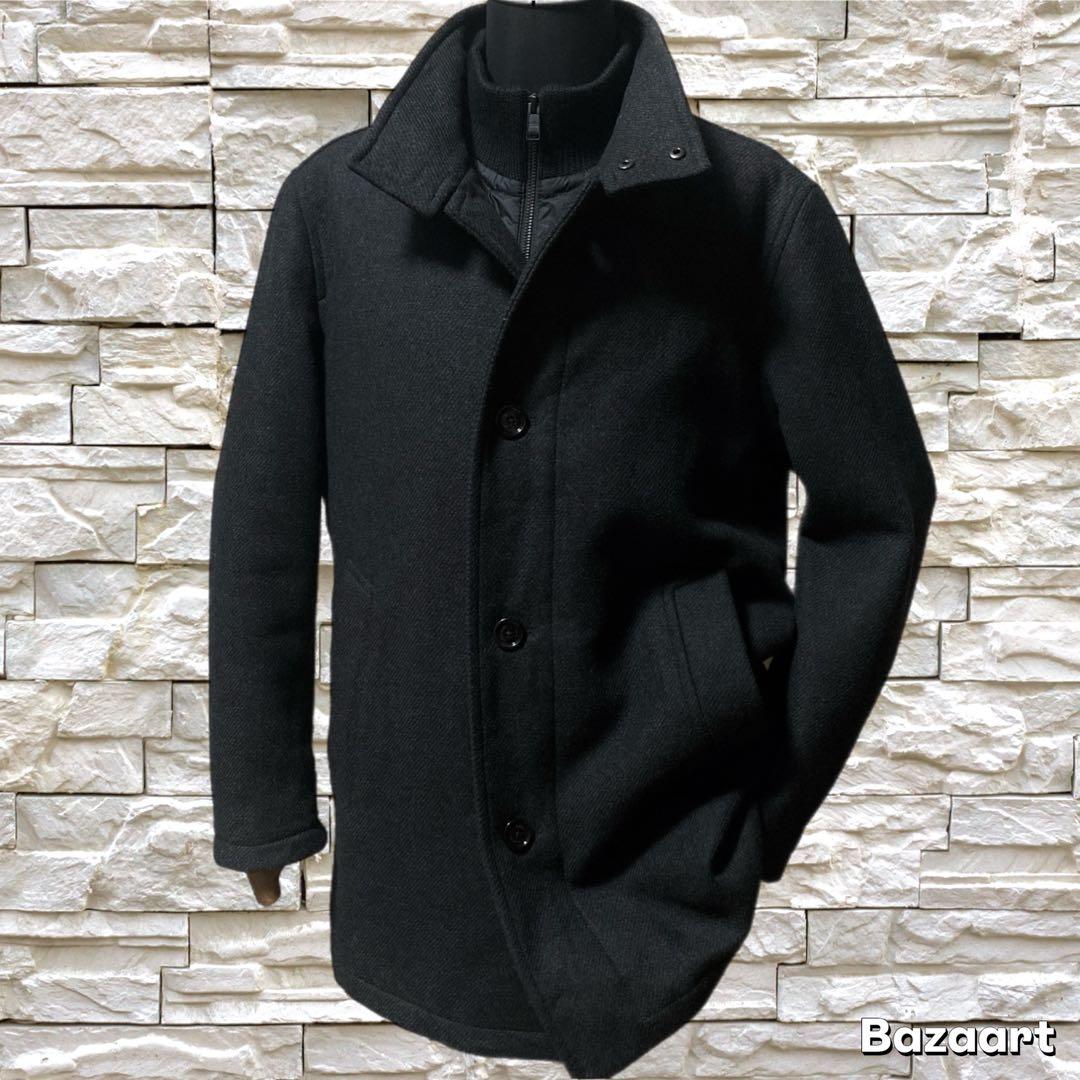 超美品 Hugo Boss ヒューゴボス メンズ 中綿コート