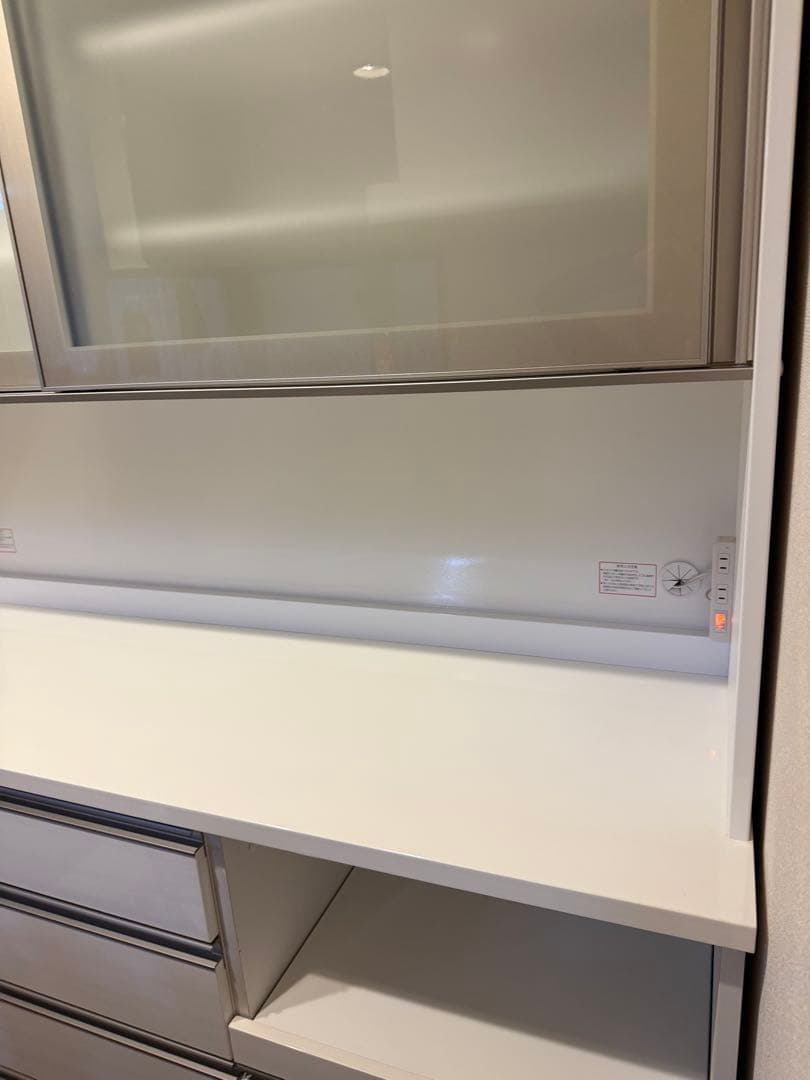 ニトリ キッチンボード／食器棚 リガーレ 160KB（ホワイト）