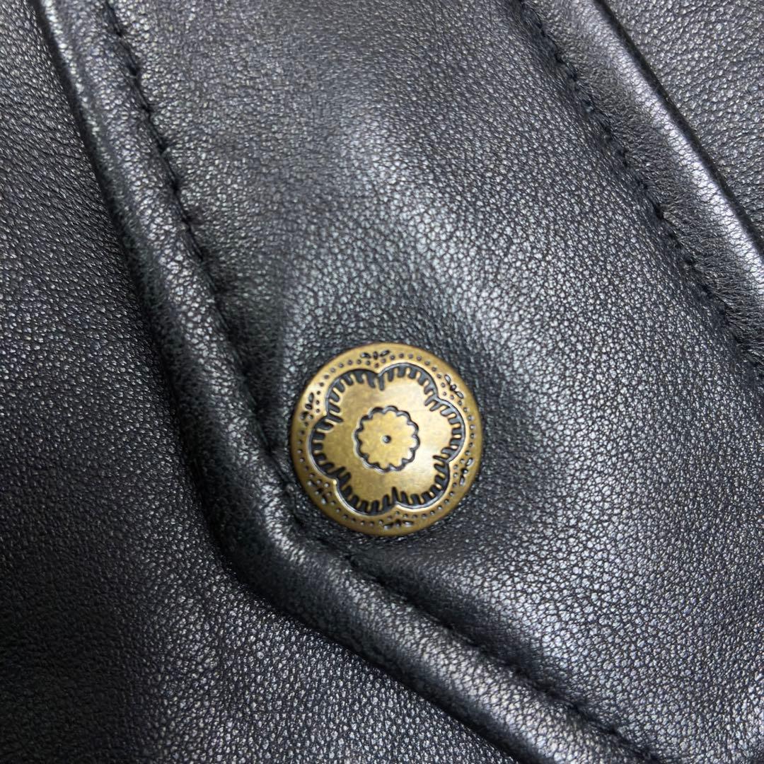 美品　雅結　桜吹雪　ラムレザー　MA-1　ボンバージャケット　XL　ブラック