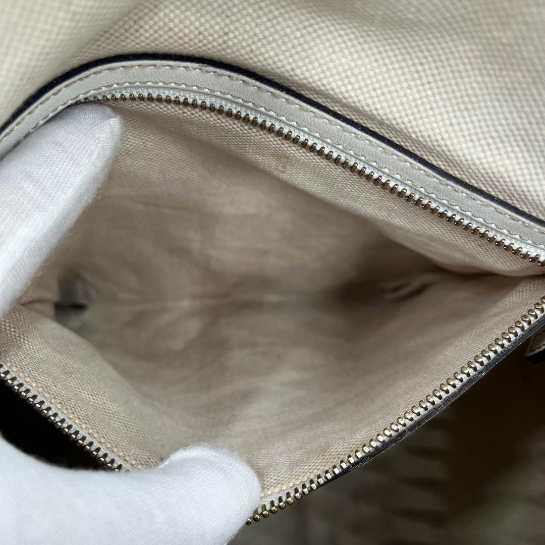 GUCCI グッチ　ボストンバッグ　シェリーライン　キャンバス　gg