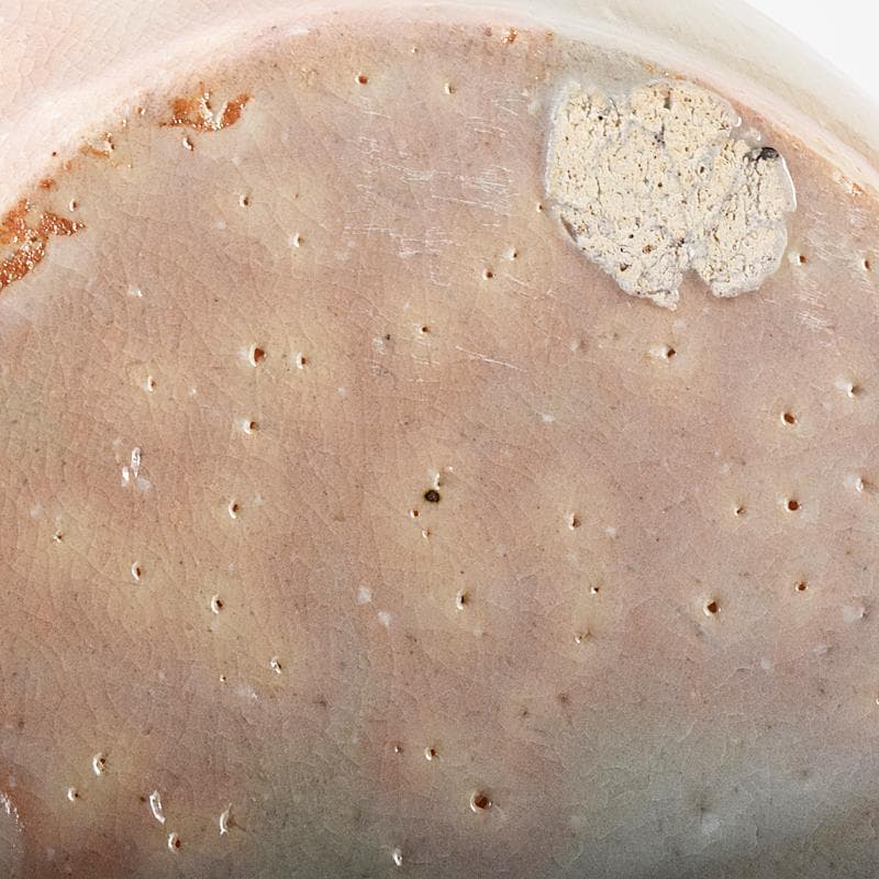 茶道具　萩焼　十代　三輪休雪作　水指　共布共箱　M　R7990B