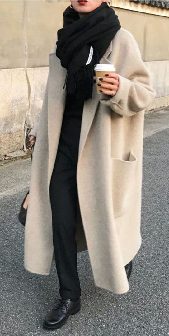 todayfulwoolovercoat　エクリュ38 トゥデイフル