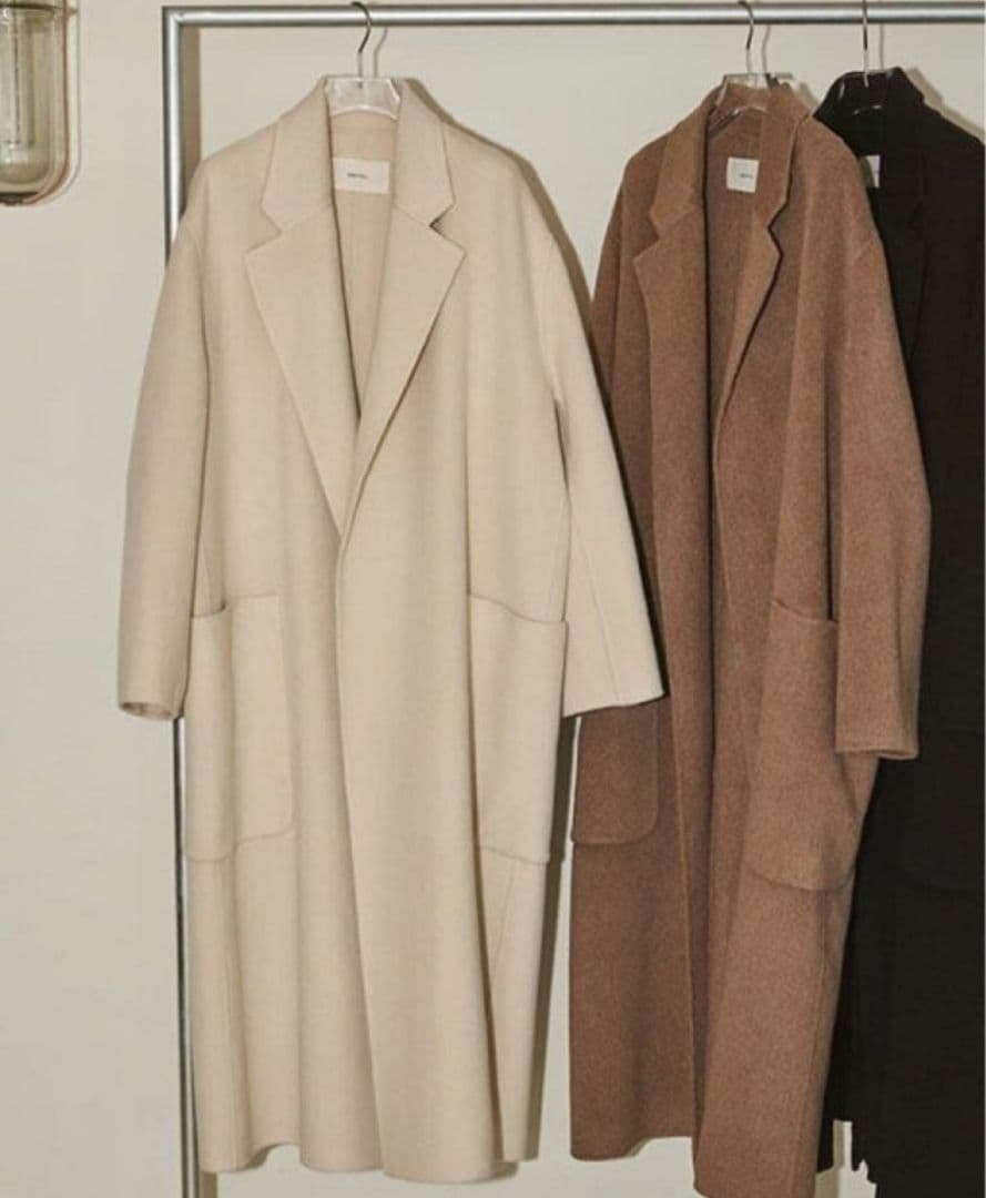 todayfulwoolovercoat　エクリュ38 トゥデイフル