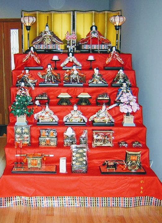 秀月　7段かざり　雛人形セット