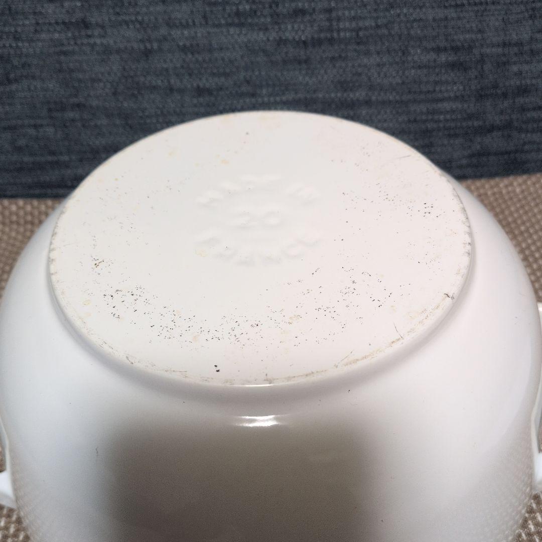 STAUB ストウブ　ワナベL　 ホワイト 20cm