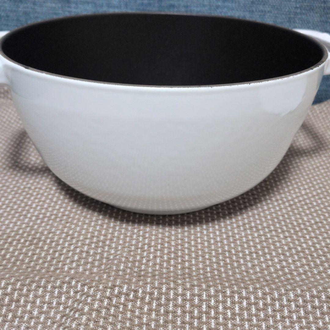 STAUB ストウブ　ワナベL　 ホワイト 20cm