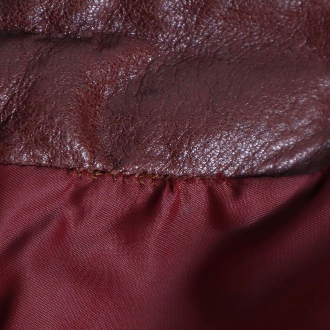 Vintage 90s A2 G1 短丈 襟ボア レザー フライトジャケット