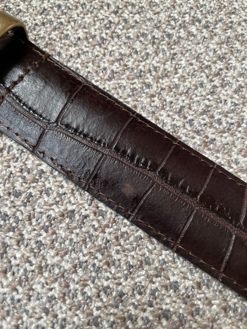 小物 25AW NOAH Croc Embossed l Tip Belt