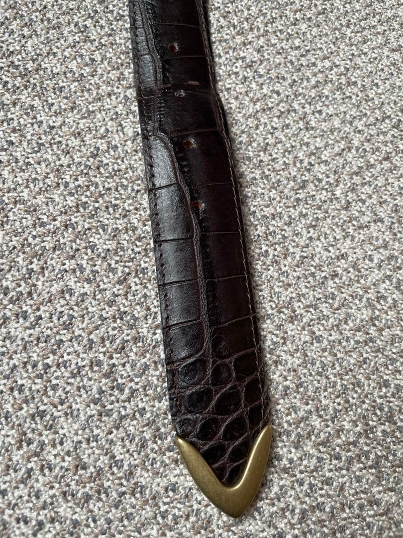 小物 25AW NOAH Croc Embossed l Tip Belt