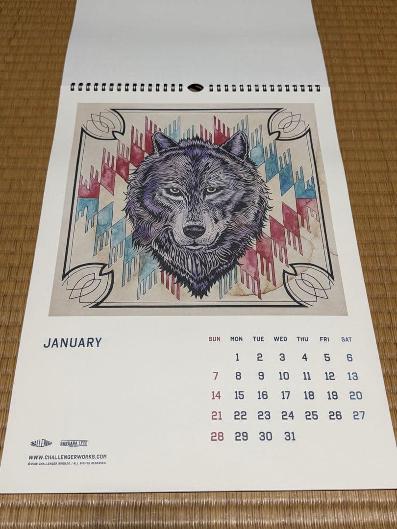 カレンダー・スケジュール BANDANA LYZE CALENDER 2018 CHALLENGER