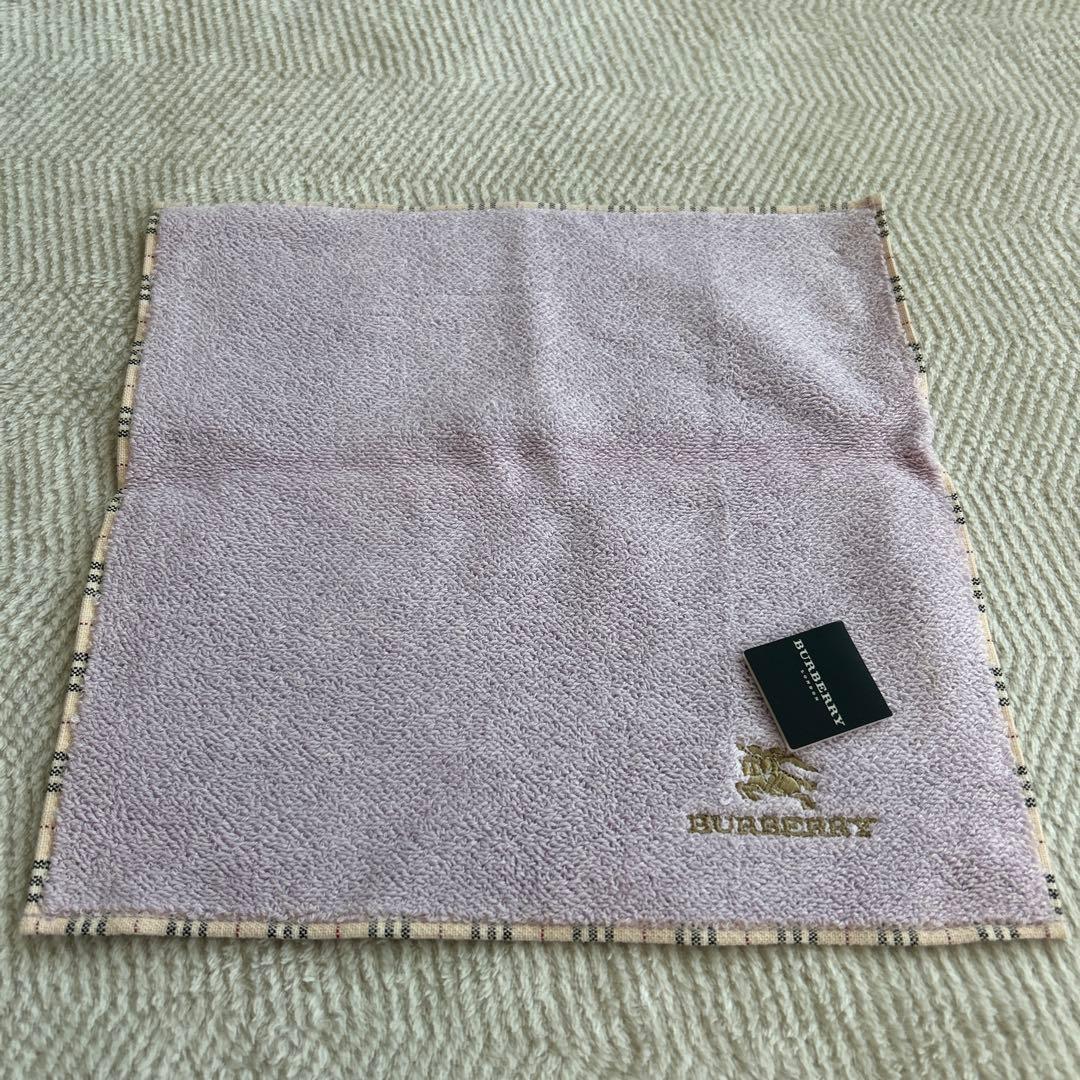 タグ付き　新品未使用　バーバリー タオルハンカチ ５枚セット