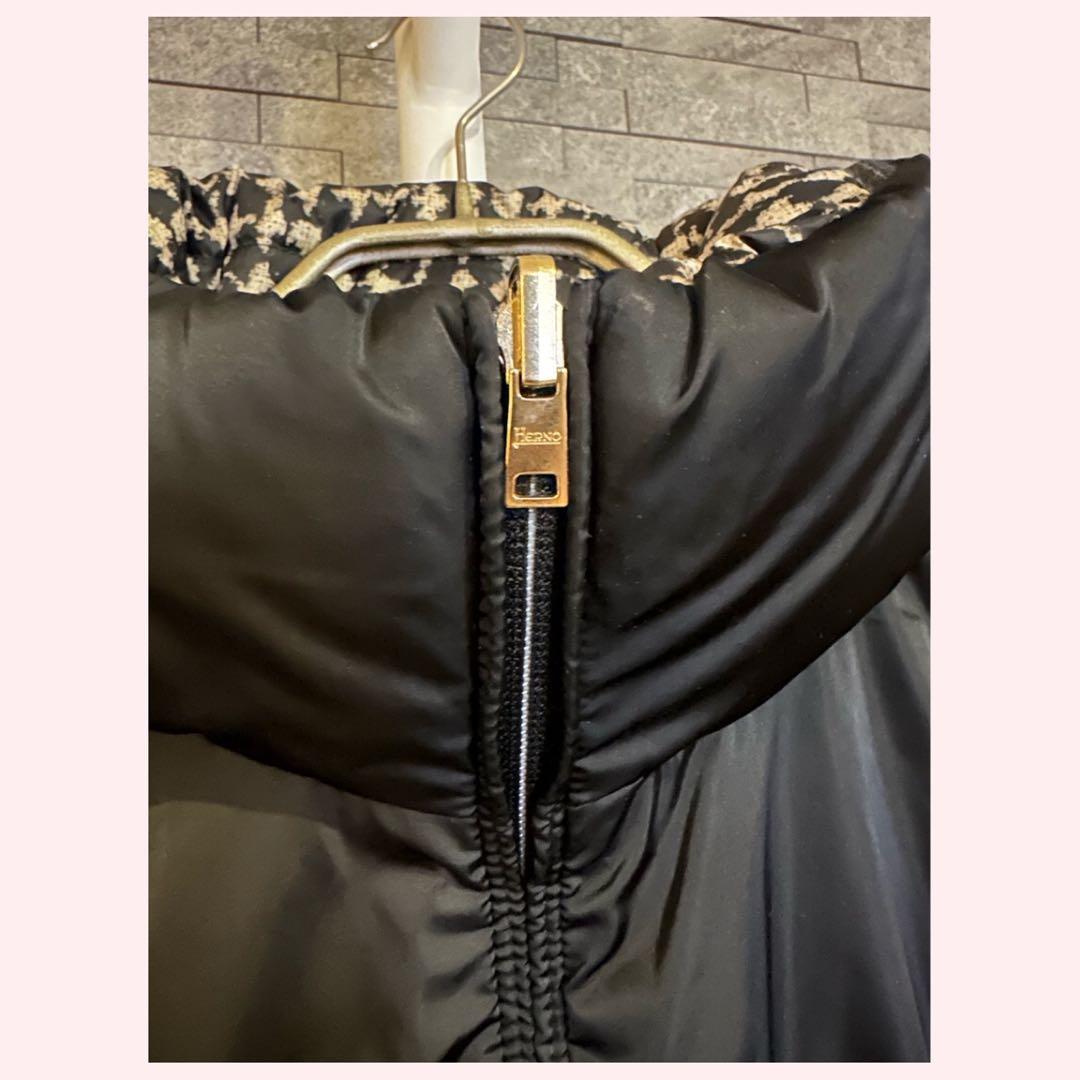 ★HERNO★ショートダウン　ダウンジャケット　ダウンコート　黒