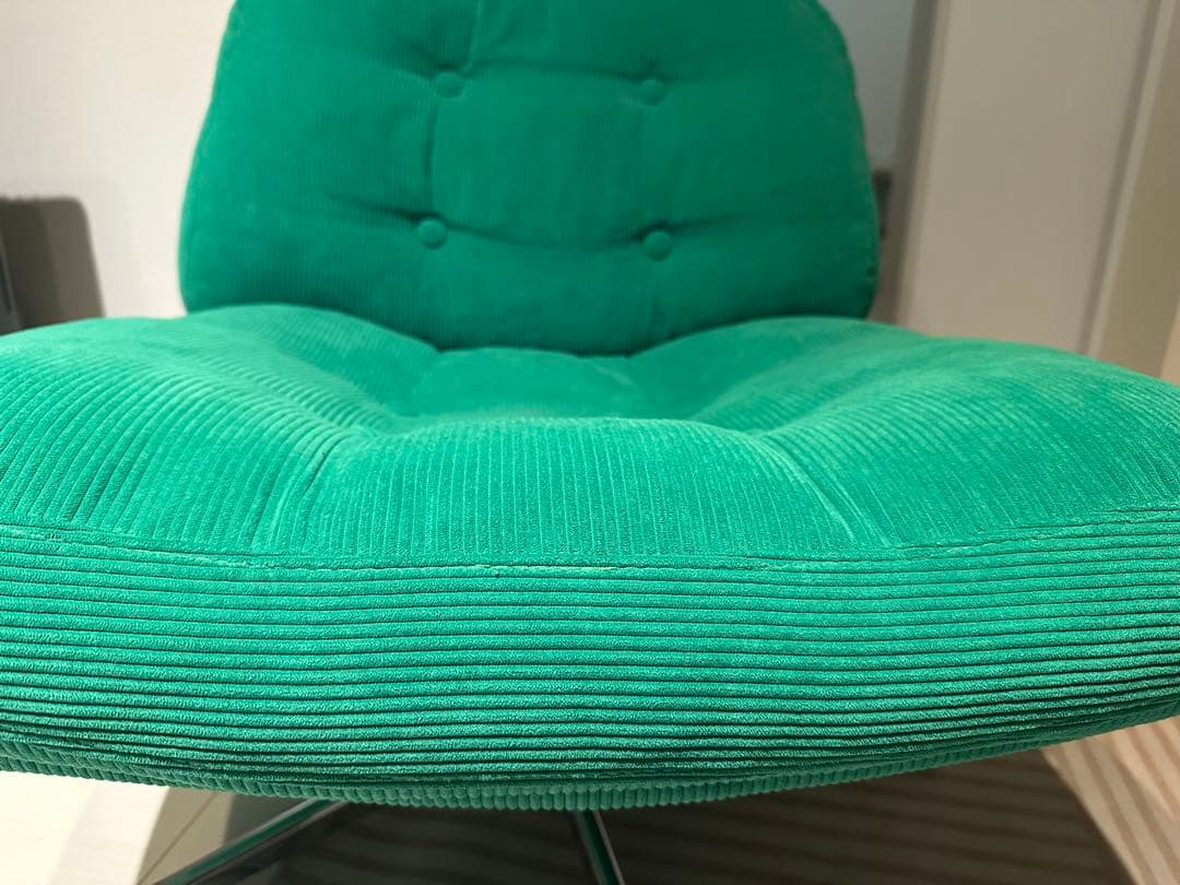 IKEA DYVLINGE グリーン コーデュロイ 1人掛けソファ