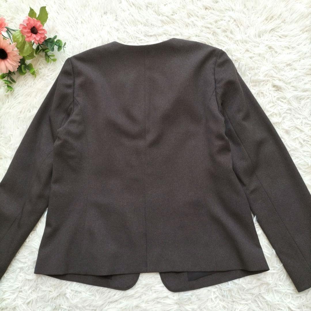 未使用級♡ナチュラルビューティーベーシックパンツスーツセットアップ ブラウン L