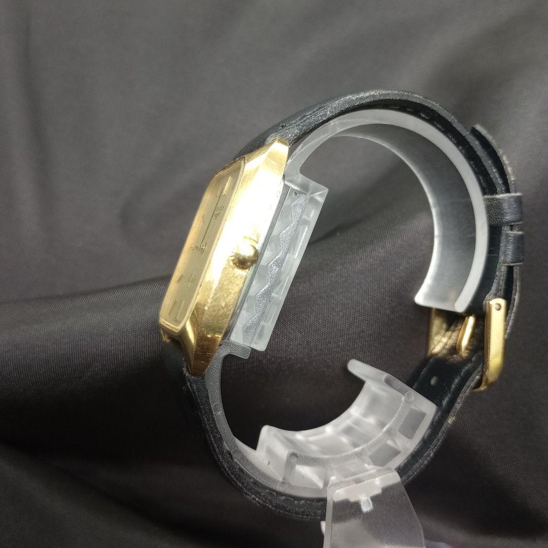 稼働品 ロンジン メンズ腕時計 シャンパン色文字盤 新品電池