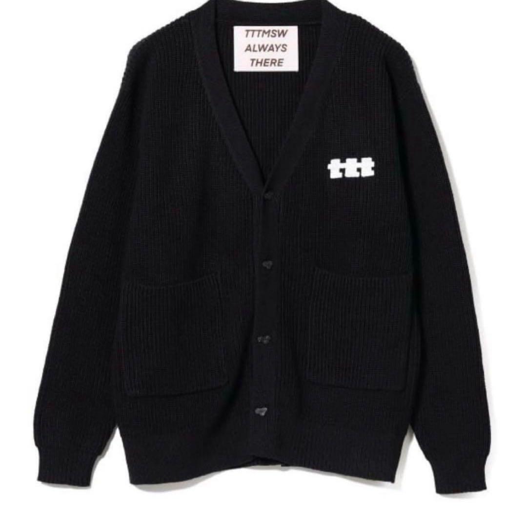 TTTMSW 23AW カーディガン　ブラック　Mサイズ